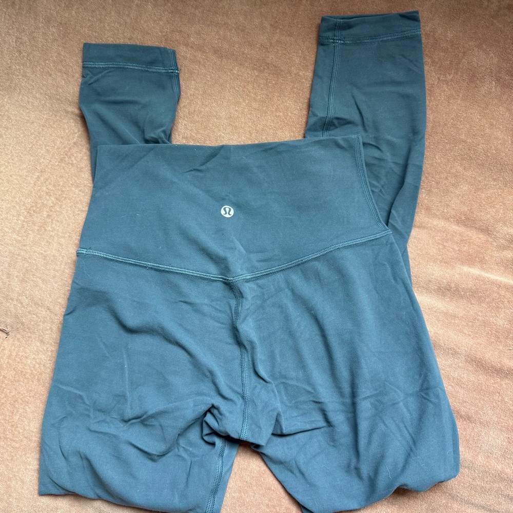 lululemon athletica iron blue Asia fit small leggings align